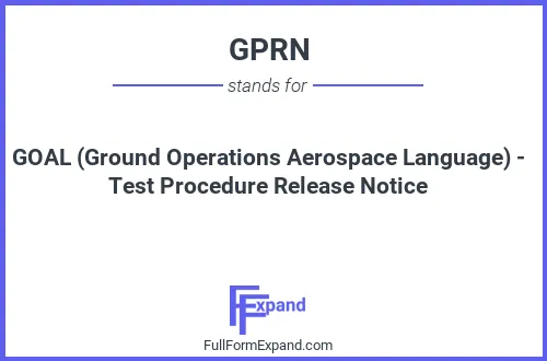 Full form of GPRN