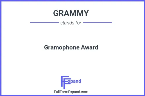 Full form of GRAMMY