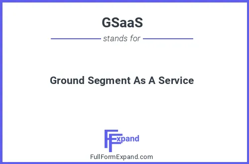 Full form of GSaaS
