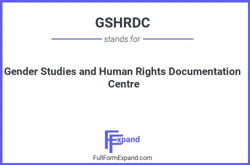 Full form of GSHRDC