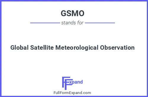 Full form of GSMO