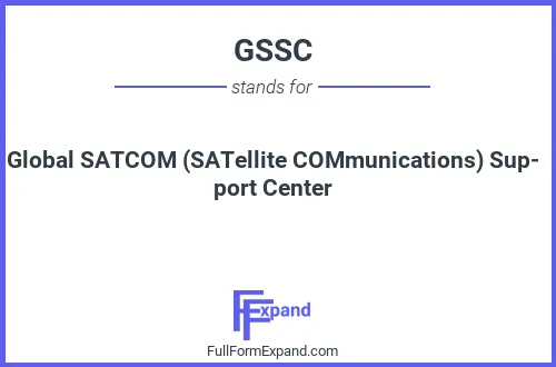 Full form of GSSC