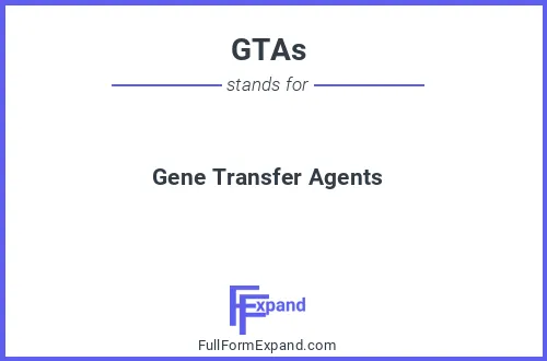 Full form of GTAs