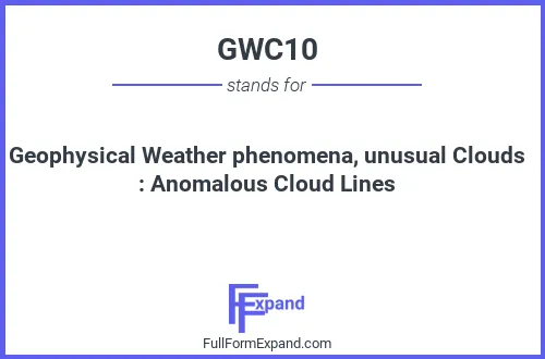 Full form of GWC10