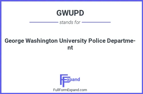 Full form of GWUPD
