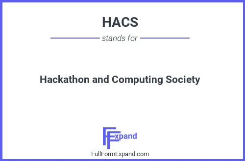 Full form of HACS