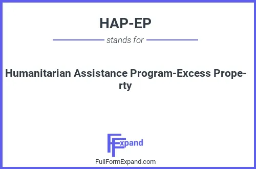 Full form of HAP-EP