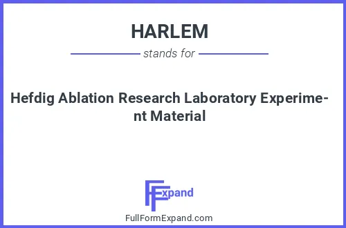 Full form of HARLEM