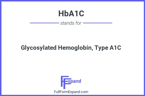 Full form of HbA1C