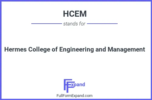 Full form of HCEM