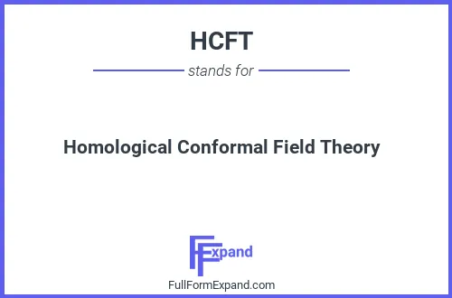 Full form of HCFT