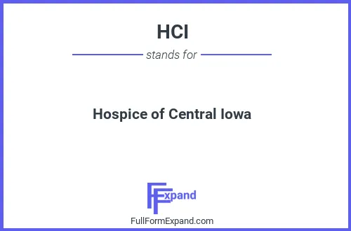 Full form of HCI