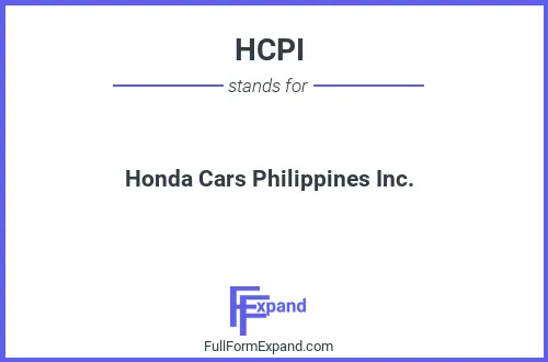 Full form of HCPI
