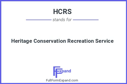 Full form of HCRS