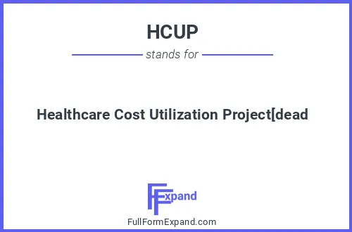 Full form of HCUP