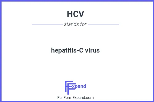 Full form of HCV
