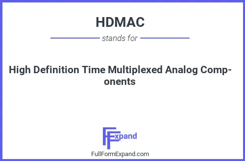 Full form of HDMAC