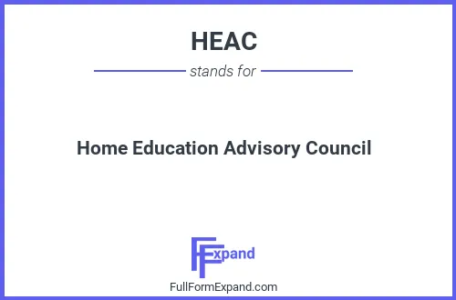 Full form of HEAC