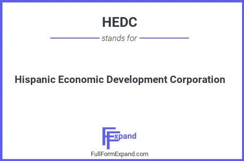 Full form of HEDC