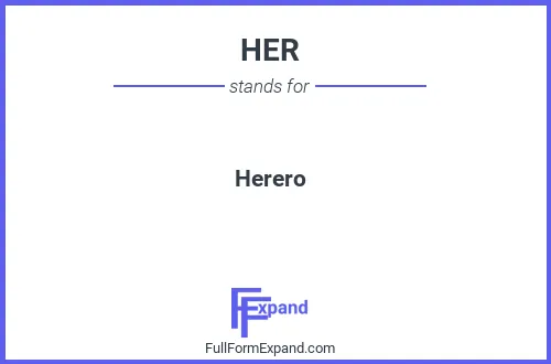 Full form of HER