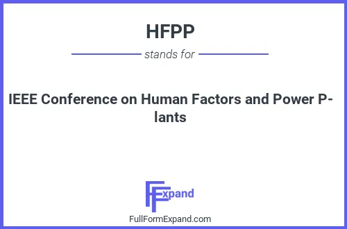 Full form of HFPP