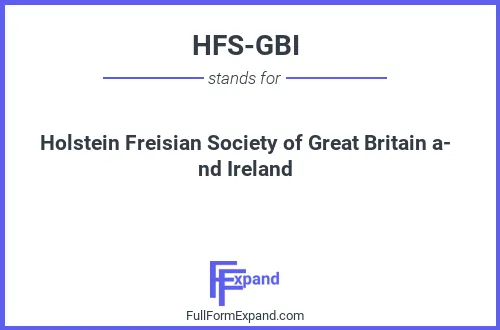 Full form of HFS-GBI