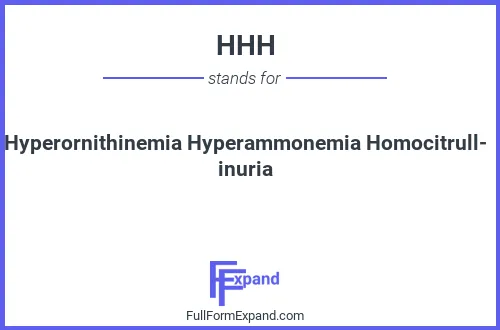 Full form of HHH