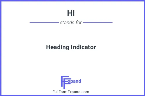 Full form of HI