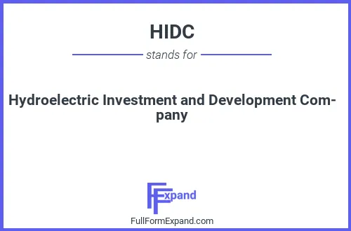 Full form of HIDC