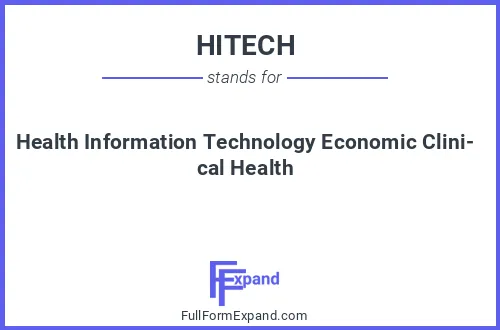 Full form of HITECH