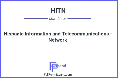 Full form of HITN