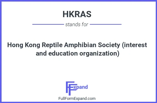 Full form of HKRAS
