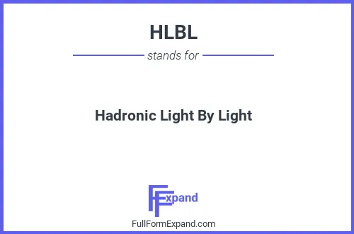 Full form of HLBL