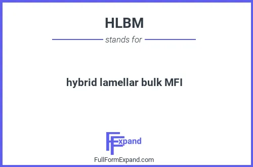 Full form of HLBM