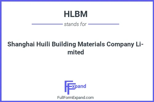 Full form of HLBM