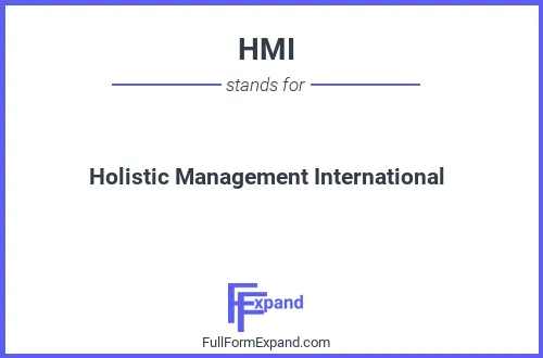 Full form of HMI