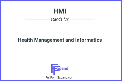 Full form of HMI