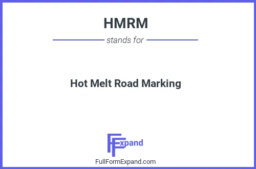 Full form of HMRM