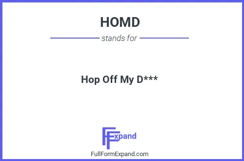 Full form of HOMD