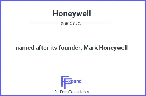 Full form of Honeywell