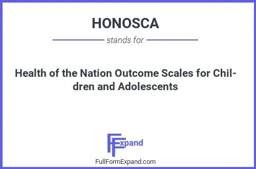 Full form of HONOSCA