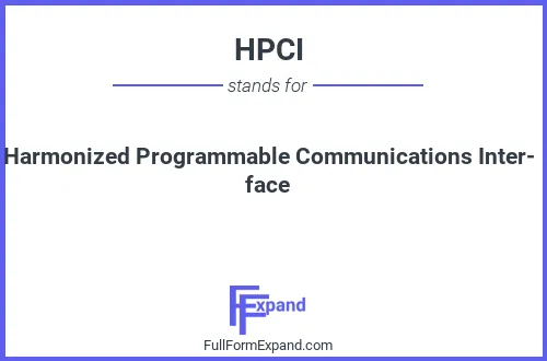 Full form of HPCI