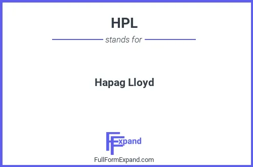 Full form of HPL