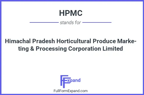 Full form of HPMC