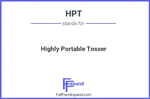 Full form of HPT