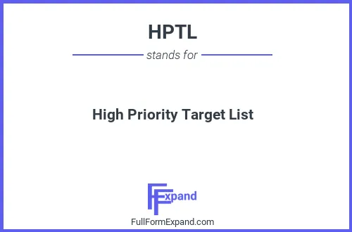 Full form of HPTL
