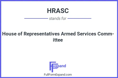 Full form of HRASC