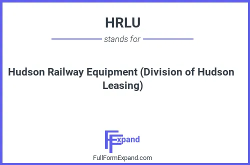 Full form of HRLU