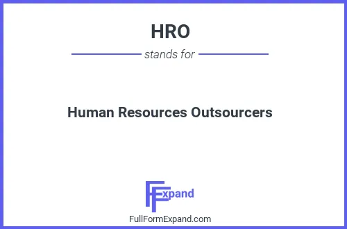 Full form of HRO