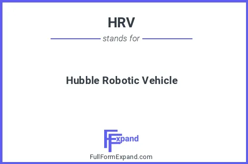 Full form of HRV